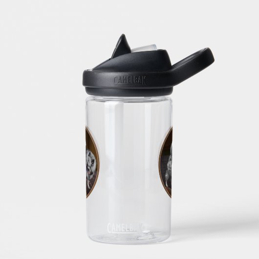 Keespap Playtime schilderen - Cute Original Dog Ar Waterfles (Links)