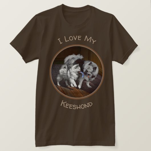 Keesparelschilderingen - Oorspronkelijke honden T-shirt (Design voorkant)