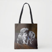 Keesparelschilderingen - Oorspronkelijke honden Tote Bag (Voorkant)