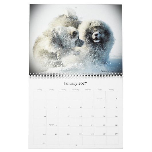 Keesridge Keeshonden Agenda 2015 Kalender (Jan 2027)