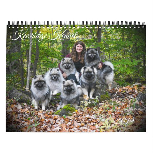 Keesridge Keesverband Calendar 2019 Kalender (Hoes)