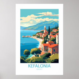 Kefalonia Griekenland Beroemde reisplekken Poster