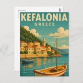Kefalonia Griekenland Briefkaart (Voorkant / Achterkant)