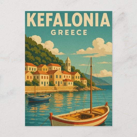 Kefalonia Griekenland Briefkaart (Voorkant)