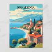 Kefalonia, Griekenland Illustratie Briefkaart (Voorkant)