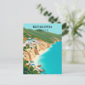 Kefalonia, Griekenland  Ionische eiland Briefkaart (Staand voorkant)