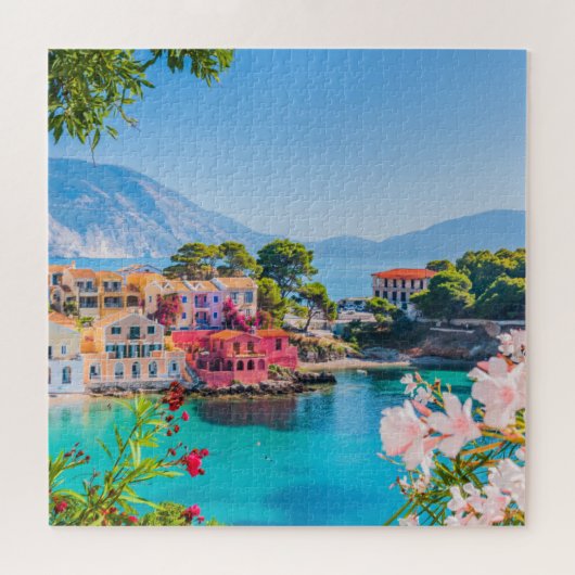 Kefalonia, Griekenland. Jigzaag Puzzle Legpuzzel (Horizontaal)