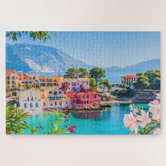 Kefalonia, Griekenland. Jigzaag Puzzle Legpuzzel (Horizontaal)