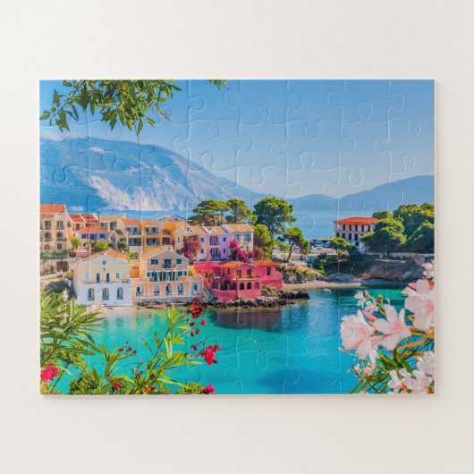 Kefalonia, Griekenland. Jigzaag Puzzle Legpuzzel (Horizontaal)