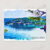 Kefalonia Griekenland Panorama Uitzicht Briefkaart (Voorkant)