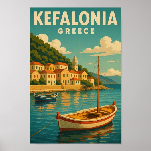 Kefalonia Griekenland Poster (Voorkant)