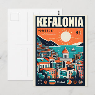 Kefalonia Griekenland reis souvenirs uit het verle Briefkaart