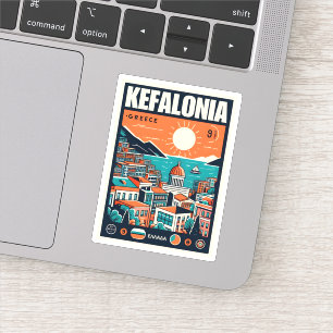 Kefalonia Griekenland reis souvenirs uit het verle Sticker