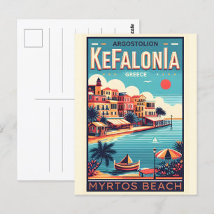  Kefalonia Griekenland Reissouvenirs Briefkaart