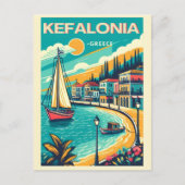 Kefalonia Griekenland Reissouvenirs Briefkaart (Voorkant)