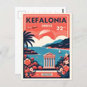  Kefalonia Griekenland Reissouvenirs Briefkaart
