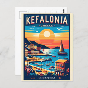  Kefalonia Griekenland Reissouvenirs Briefkaart