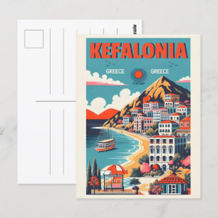  Kefalonia Griekenland Reissouvenirs Briefkaart