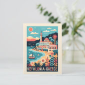  Kefalonia Griekenland Reissouvenirs Briefkaart (Staand voorkant)