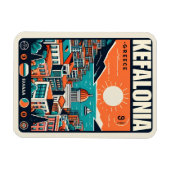 Kefalonia Griekenland Reissouvenirs Magneet (Horizontaal)