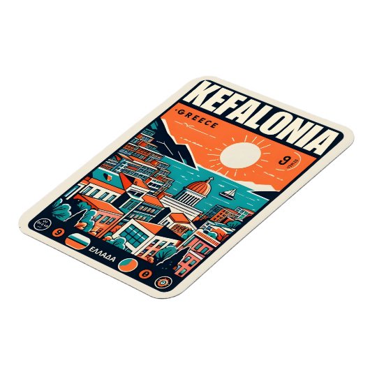 Kefalonia Griekenland Reissouvenirs Magneet (Linkerzijde)