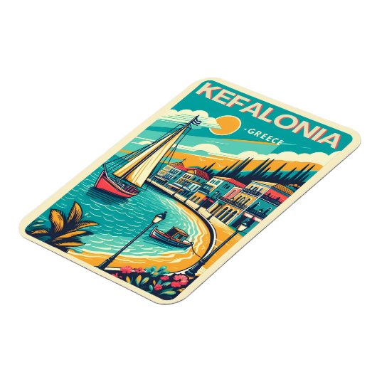 Kefalonia Griekenland Reissouvenirs Magneet (Linkerzijde)