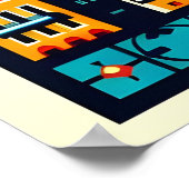  Kefalonia Griekenland Reissouvenirs Poster (Hoek)