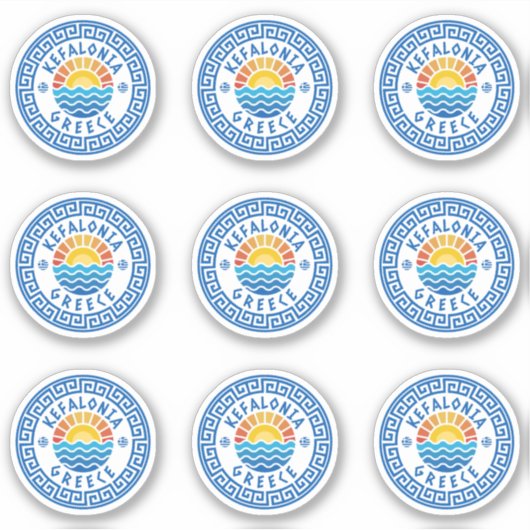 Kefalonia Island, Greece Multiple Sticker (Voorkant)