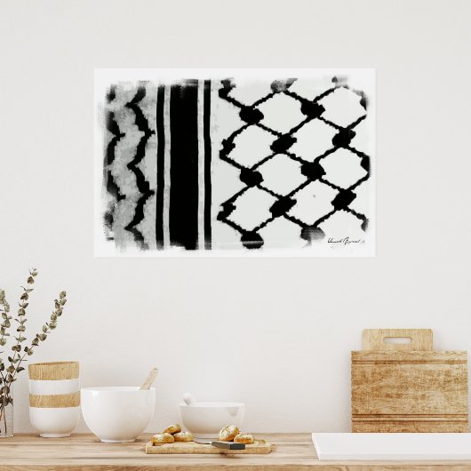 Keffiyah Poster (Keuken)