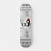 Keffiyeh Free Palestine Persoonlijk Skateboard (Voorkant)