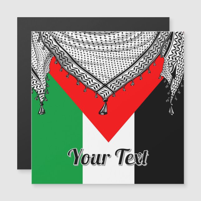 Keffiyeh Palestijnse sjaal Traditionele stof (Voorkant / Achterkant)