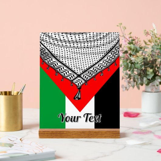 Keffiyeh Palestijnse sjaal Traditionele stof Acryl Bord (Huwelijk)