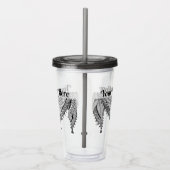 Keffiyeh Palestijnse sjaal Traditionele stof Acryl Drinkbeker (Rechts)