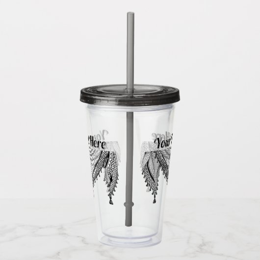 Keffiyeh Palestijnse sjaal Traditionele stof Acryl Drinkbeker (Rechts)