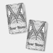 Keffiyeh Palestijnse sjaal Traditionele stof Badge (Voor- en achterkant)