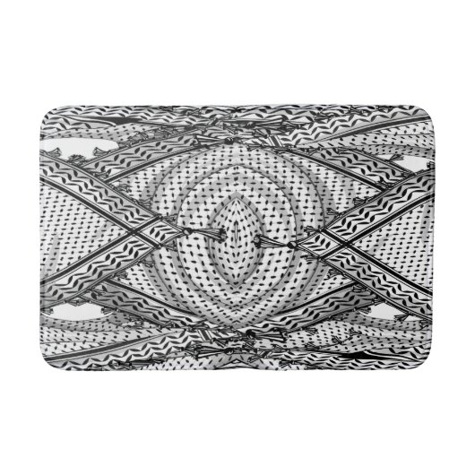 Keffiyeh Palestijnse sjaal Traditionele stof Badmat (Voorkant)