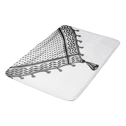 Keffiyeh Palestijnse sjaal Traditionele stof Badmat (Gekanteld)