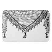 Keffiyeh Palestijnse sjaal Traditionele stof Badmat (Voorkant)