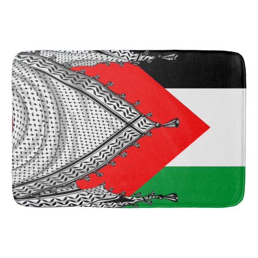 Keffiyeh Palestijnse sjaal Traditionele stof Badmat (Voorkant)
