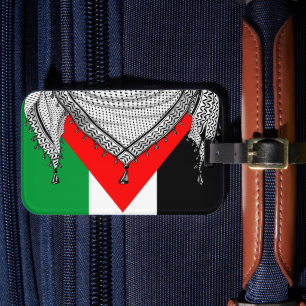 Keffiyeh Palestijnse sjaal Traditionele stof Bagagelabel