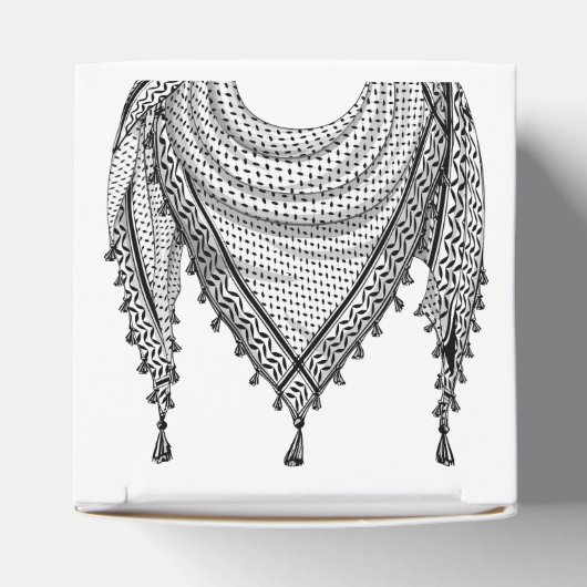 Keffiyeh Palestijnse sjaal Traditionele stof Bedankdoosjes (Bovenkant)