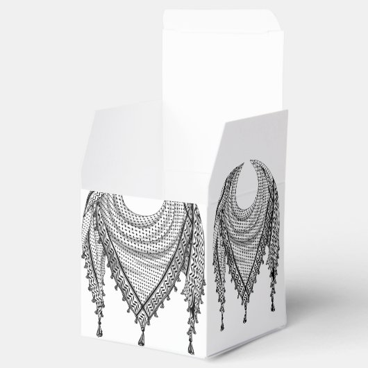 Keffiyeh Palestijnse sjaal Traditionele stof Bedankdoosjes (Geopend)