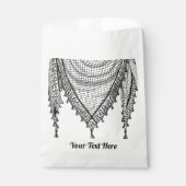 Keffiyeh Palestijnse sjaal Traditionele stof Bedankzakje (Voorkant)