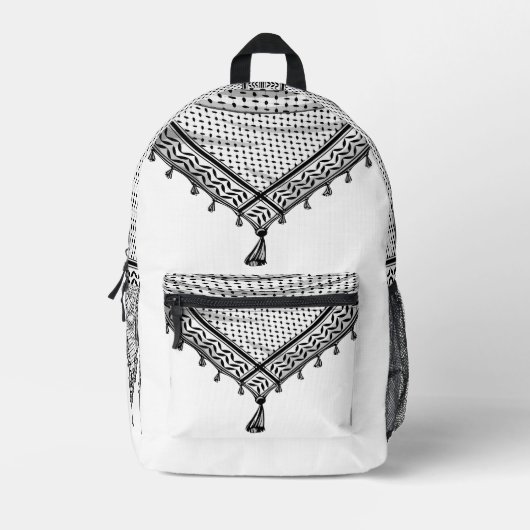 Keffiyeh Palestijnse sjaal Traditionele stof Bedrukte Rugzak (Voorkant)