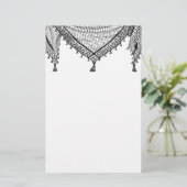 Keffiyeh Palestijnse sjaal Traditionele stof Briefpapier (Staand voorkant)