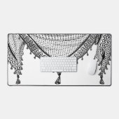 Keffiyeh Palestijnse sjaal Traditionele stof Bureaumat (Keyboard & Muis)