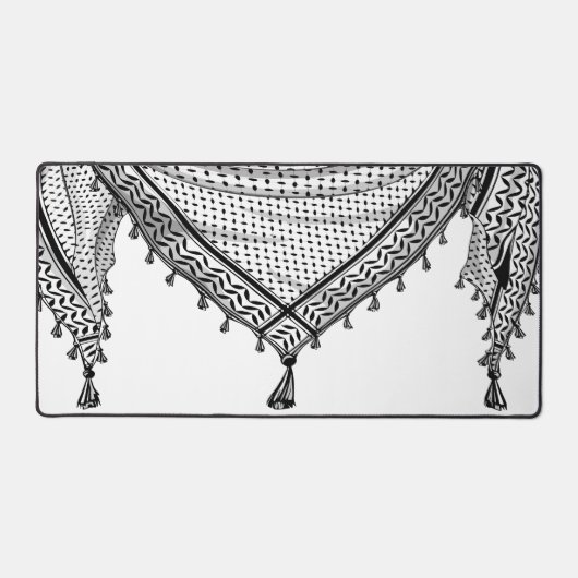 Keffiyeh Palestijnse sjaal Traditionele stof Bureaumat (Voorkant)