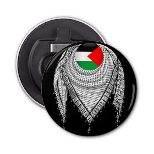Keffiyeh Palestijnse sjaal Traditionele stof Button Flesopener