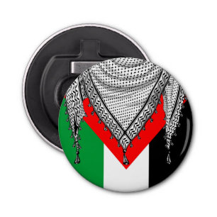 Keffiyeh Palestijnse sjaal Traditionele stof Button Flesopener