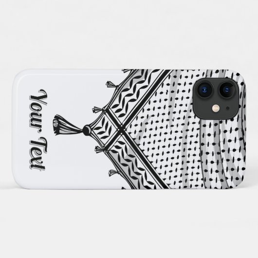 Keffiyeh Palestijnse sjaal Traditionele stof Case-Mate iPhone Case (Achterkant (horizontaal))
